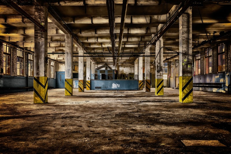 Abandoned factory in Detroit